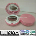 round CC compact case with mirror, cosmetic packaging supplier
